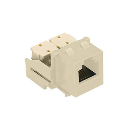 Allen Tel Cat 3 4-Conductor Jack Module, Ivory AT34-09
